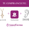 Amor Eterno - Dije Mini Cruz De Cristo En Oro 10k Solido - Imagen 7