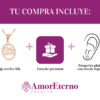 Amor Eterno - Dije Mariposas Xv Años Oro Sólido 10k - Imagen 9