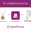 Amor Eterno - Dije Sagrado Corazón Virgen 2 Lados Oro 10k - Imagen 8