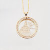 Amor Eterno - Dije XV Años Vestido Largo / Oro 10k + Cadena de Regalo - Imagen 5