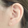 Amor Eterno - Aretes Mariposa Mini Diamantes / Oro 10k - Imagen 6