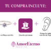 Amor Eterno - Anillo Nadia / Plata Con Oro 24k - Imagen 7