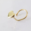 Amor Eterno - Piercing Nariz Corazón / Oro Sólido 10k - Imagen 5