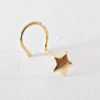 Amor Eterno - Piercing Nariz Estrella / Oro Sólido 10k - Imagen 6