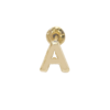 Amor Eterno - Broqueles Una Inicial Letra / Aretes / Oro 10k / A