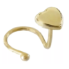 Amor Eterno - Piercing Nariz Corazón / Oro Sólido 10k