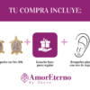 Amor Eterno - Broqueles Aretes / Tortuga Diamantes / Oro 10k - Imagen 9