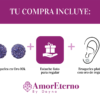 Amor Eterno - Broqueles Esferas Grandes / Aretes / Oro 10k / Morado - Imagen 9