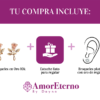 Amor Eterno - Broqueles Rosa Flor / Aretes Oro Sólido 10k - Imagen 8