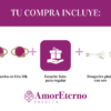 Amor Eterno - Broqueles Deluxe Saturno / Aretes / Oro 10k / Rosado - Imagen 9