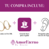 Amor Eterno - Arracadas Destello / Piercing / Oro 10k - Imagen 9