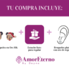 Amor Eterno - Broqueles / Mickey Minnie Navideño Oro 10k / Mickey - Minnie - Imagen 8