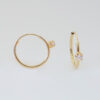 Amor Eterno - Arracadas Destello / Piercing / Oro 10k - Imagen 7