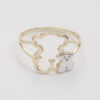 Amor Eterno - Anillo Doble Ositos / Oro Sólido 10k - Imagen 4