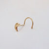 Amor Eterno- Piercing Nariz Luna / Oro Sólido 10k - Imagen 6