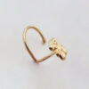 Amor Eterno- Piercing Nariz Touss / Oro Sólido 10k - Imagen 5
