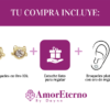 Amor Eterno - Broqueles Carita De Gato / Aretes Oro 10k - Imagen 9