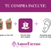 Amor Eterno - Broqueles Frappe Café Malteada / Oro 10k / Fresa - Imagen 9