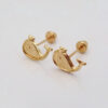 Amor Eterno - Broqueles Ballenita Bebé / Aretes / Oro 10k - Imagen 8