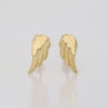 Amor Eterno - Broqueles Par Alas De Angel Due Tono / Oro 10k - Imagen 4