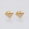 Amor Eterno - Broqueles Diamante Vector Aretes / Oro 10k - Imagen 4