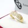Amor Eterno - Anillo Nogal - Oro Sólido 10k / Transparente - Imagen 7