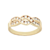 Amor Eterno - Anillo Nogal - Oro Sólido 14k / Transparente - Imagen 3