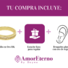 Amor Eterno - Anillo Tiana / Oro Sólido 10k / Amarillo - Imagen 9
