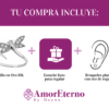 Amor Eterno - Anillo Libélula / Oro 10k Sólido / Blanco - Imagen 8