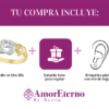 Amor Eterno - Anillo Xv Años / 2 Corazones / Oro 10k Sólido - Imagen 8