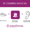 Amor Eterno - Anillo Mérida / Oro Sólido 14k / Blanco - Imagen 8
