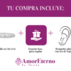 Amor Eterno - Churumbela Eva / Oro 14k/ Blanco - Imagen 8