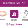 Amor Eterno - Anillo Tiana / Oro Sólido 14k / Rosa - Imagen 9