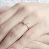 Amor Eterno - Anillo Libellule / Oro 10k Sólido / Blanco - Imagen 8