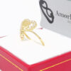 Amor Eterno - Xv Años Corazón Colgante En Oro 14k Sólido - Imagen 6