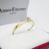 Amor Eterno - Solitario Hermoso / Velmont / Oro 14k Sólido / Amarillo - Imagen 4