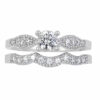 Amor Eterno - Alianza Smile / Oro Sólido 14k / Blanco