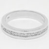 Amor Eterno - Anillo Tiana / Oro Sólido 14k / Blanco - Imagen 4