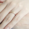 Amor Eterno - Anillo Tiana / Oro Sólido 14k / Blanco - Imagen 8