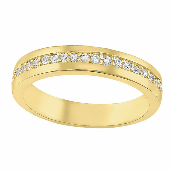 Amor Eterno - Anillo Tiana / Oro Sólido 14k / Amarillo - Imagen 3