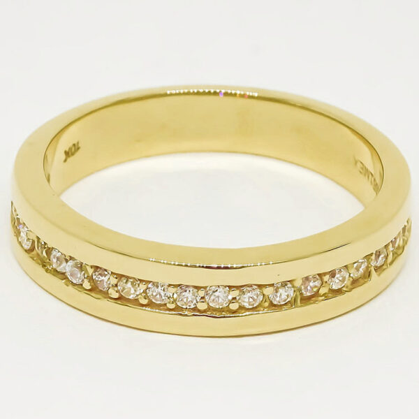 Amor Eterno - Anillo Tiana / Oro Sólido 14k / Amarillo - Imagen 4