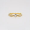 Amor Eterno - Anillo Redondel / Oro 14k Solido / Amarillo - Imagen 3