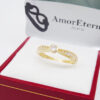 Amor Eterno - Anillo Redondel / Oro 14k Solido / Amarillo - Imagen 6