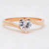 Amor Eterno - Anillo Aria / Oro Sólido 14k / Rosa - Imagen 3
