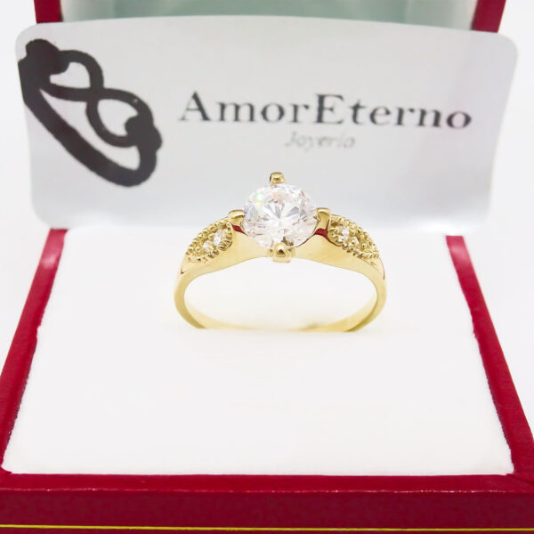 Amor Eterno - Anillo Grelow / Oro 14k Solido / Amarillo - Imagen 5