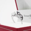 Amor Eterno - Anillo Grelow / Oro 10k Solido / Blanco - Imagen 6