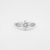 Amor Eterno - Anillo Grelow / Oro 10k Solido / Blanco - Imagen 3