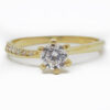 Amor Eterno - Anillo Paola / Oro Sólido 14k / Amarillo - Imagen 3