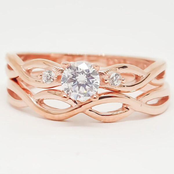 Amor Eterno - Alianza Mérida / Oro 14k / Oro Rosa - Imagen 3