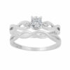 Amor Eterno - Alianza Mérida / Oro Sólido 14k / Oro Blanco